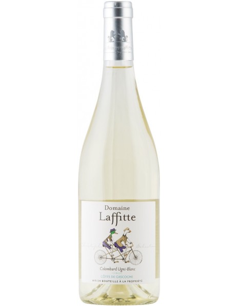 Вино Domaine Laffitte, Colombard-Ugni Blanc, Cotes de Gascogne IGP, 2018