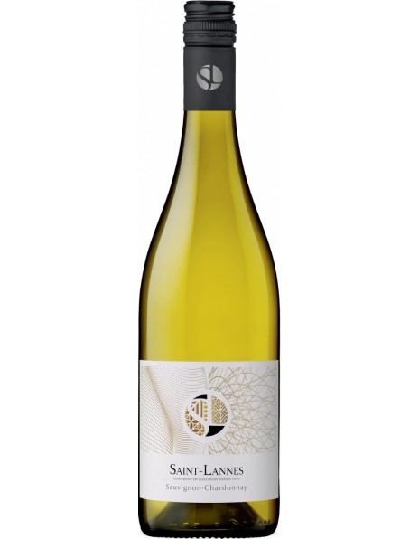 Вино Domaine Saint-Lannes, Sauvignon-Chardonnay, Cotes de Gascogne IGP, 2018