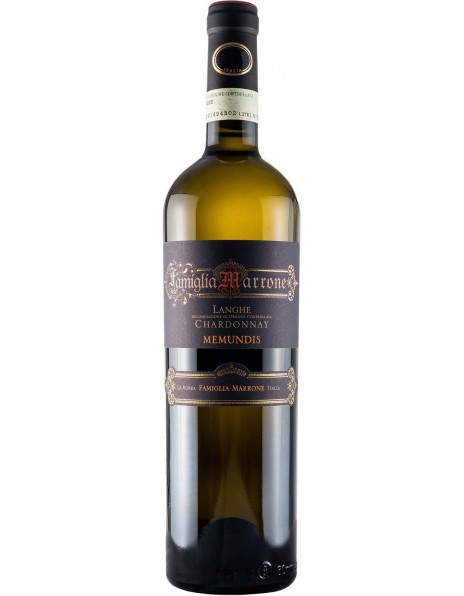 Вино Famiglia Marrone, "Memundis" Langhe DOC Chardonnay, 2015