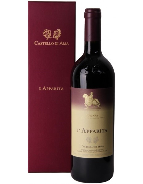 Вино Merlot IGT "l'Apparita", 2015, gift box