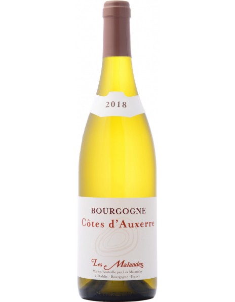 Вино Domaine des Malandes, Bourgogne Cote d'Auxerre "Les Malandes" AOC, 2018