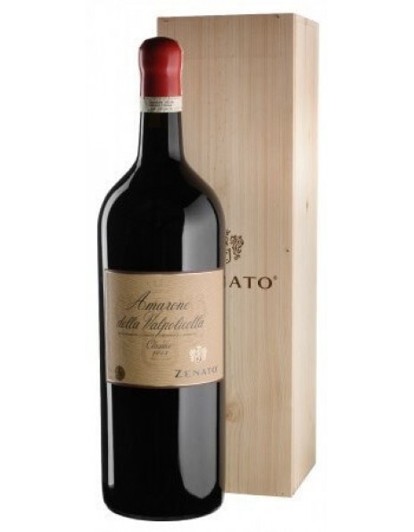 Вино Zenato, Amarone della Valpolicella Classico DOC, 2015, wooden box, 1.5 л