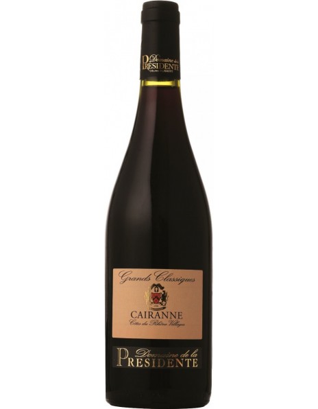 Вино Domaine de la Presidente, "Grands Classique" Cairanne, Cotes du Rhone Villages AOC, 2017