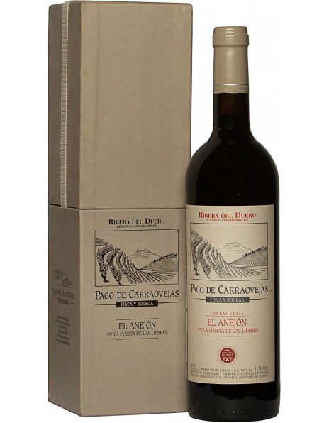 Вино Pago de Carraovejas, "El Anejon de la Cuesta de Las Liebres", Ribera del Duero DO, 2010, gift box