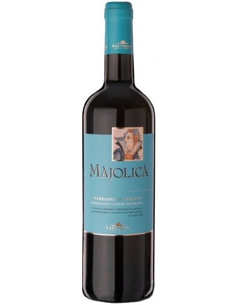 Вино Podere Castorani, "Majolica" Trebbiano d'Abruzzo DOC, 2017
