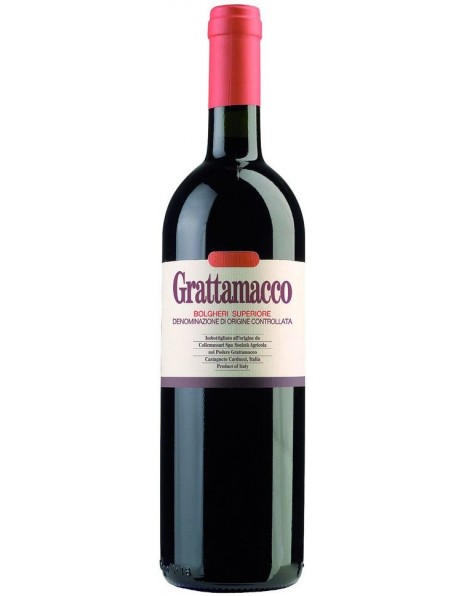 Вино Grattamacco, Bolgheri Rosso Superiore DOC, 2015
