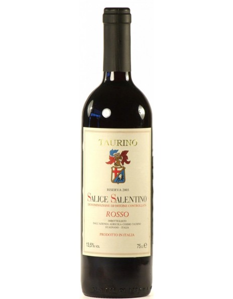 Вино Taurino, Salice Salentino Riserva DOC, 2003