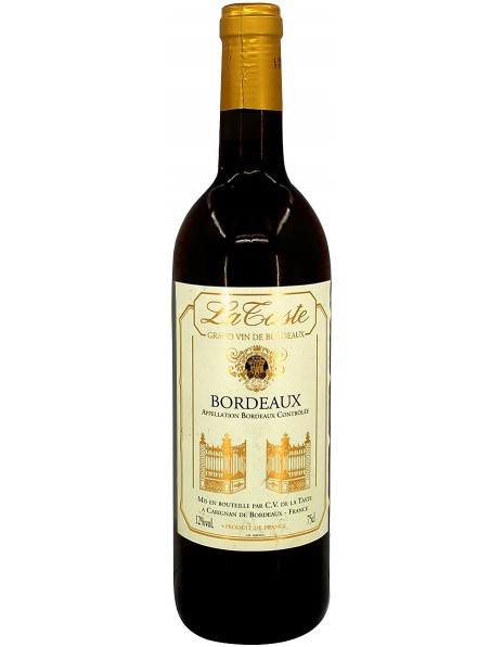 Вино La Taste, Bordeaux AOC 2010