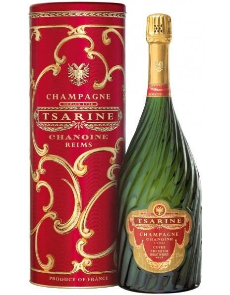 Вино "Tsarine", Cuvee Premium Brut, gift box, 1.5 л