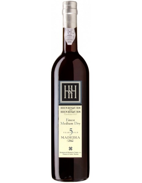 Вино Henriques &amp; Henriques, Finest Medium Dry 5 Years Old, Madeira DOP, 0.5 л