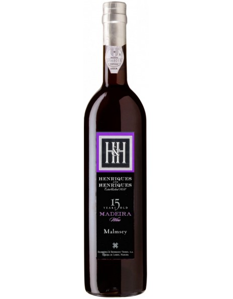 Вино Henriques &amp; Henriques, Malvasia 15 Years Old, Madeira DOP, 0.5 л