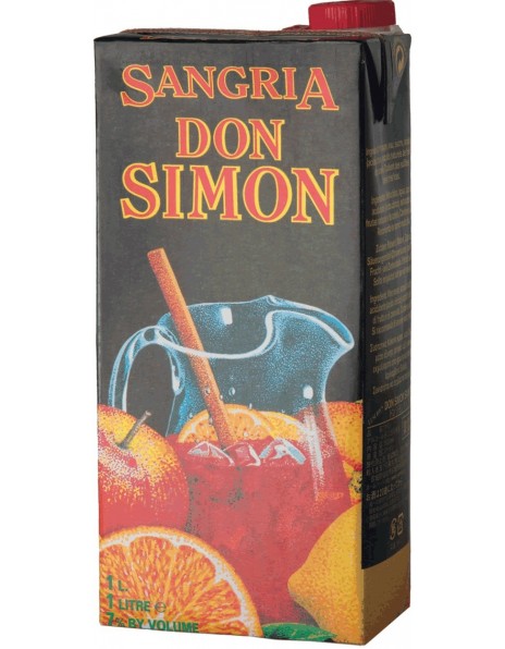 Вино "Don Simon" Sangria, Tetra Pak, 1 л