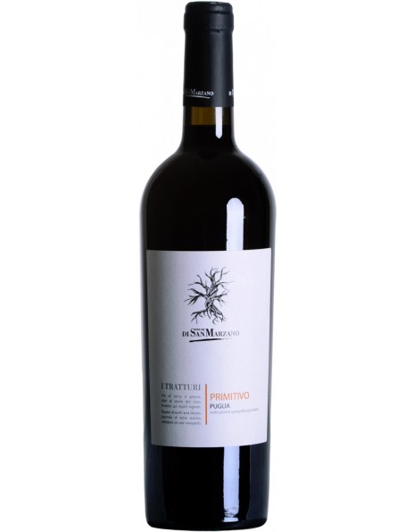 Вино Feudi di San Marzano, "I Tratturi" Primitivo, Puglia IGT, 2013