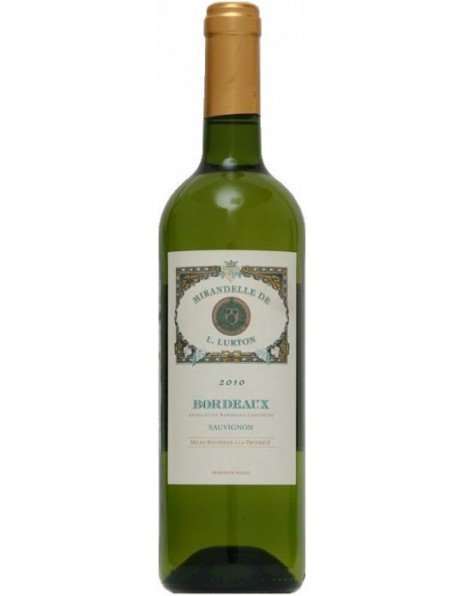 Вино "Mirandelle de L. Lurton" Blanc, Bordeaux AOC, 2010