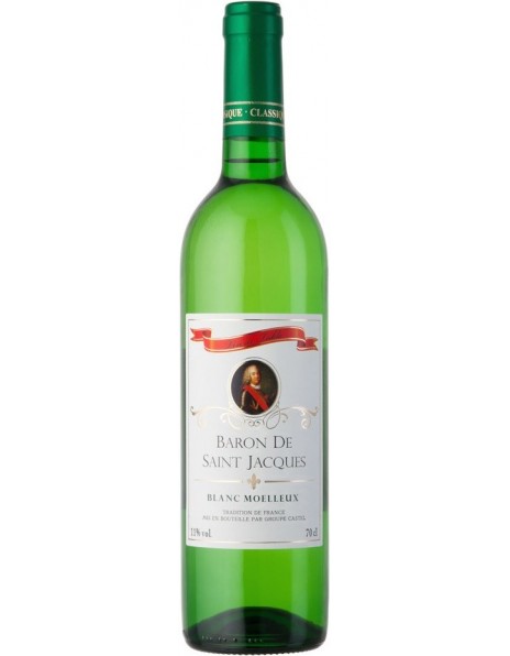 Вино Castel Groupe, "Baron De Saint Jacgues" Blanc Moelleux, 0.7 л
