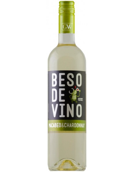 Вино "Beso de Vino" Macabeo-Chardonnay, Carinena DO