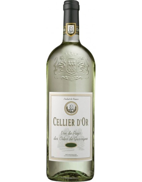 Вино "Cellier d'Or" Blanc, VdP de Cotes de Gascogne, 1 л