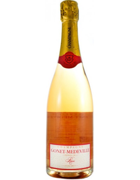 Вино Champagnes Gonet-Medeville, Extra Brut Rose Premier Cru