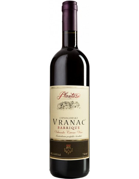 Вино Plantaze, Vranac Barrique