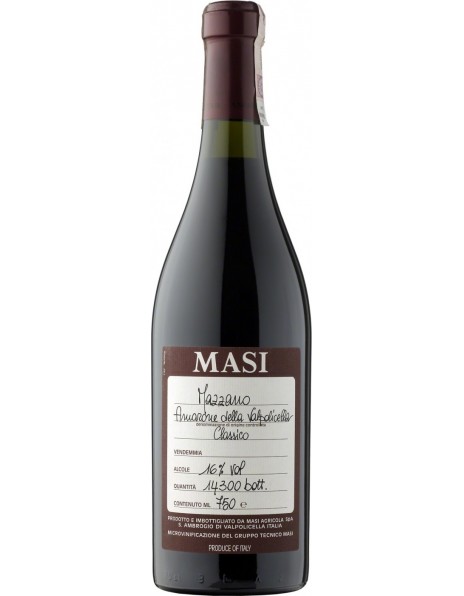 Вино Masi, "Mazzano", Amarone della Valpolicella Classico DOC, 2009
