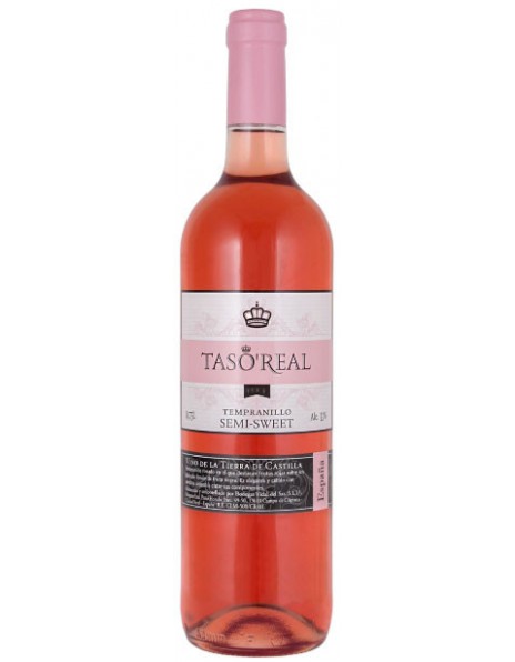 Вино "Taso Real" Tempranillo Rose Semi-Sweet VdT