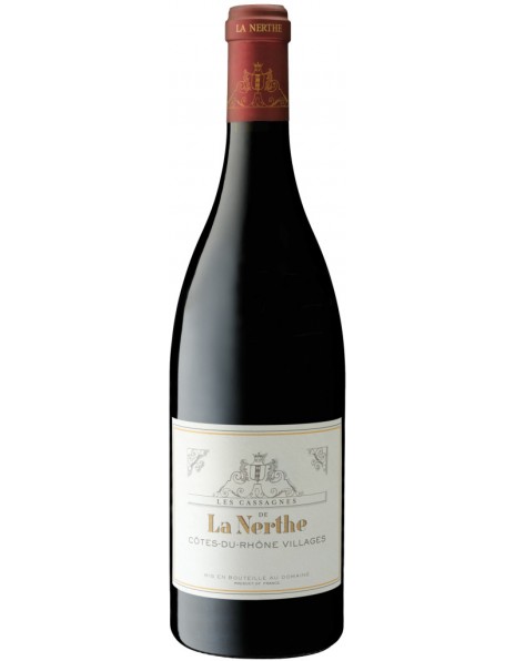 Вино "Les Cassagnes de La Nerthe" Rouge, Cotes du Rhone Villages AOC, 2013