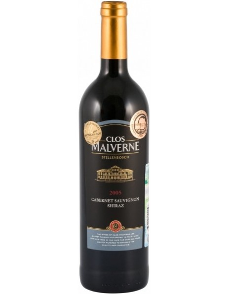 Вино Clos Malverne Cabernet Sauvignon Shiraz 2005