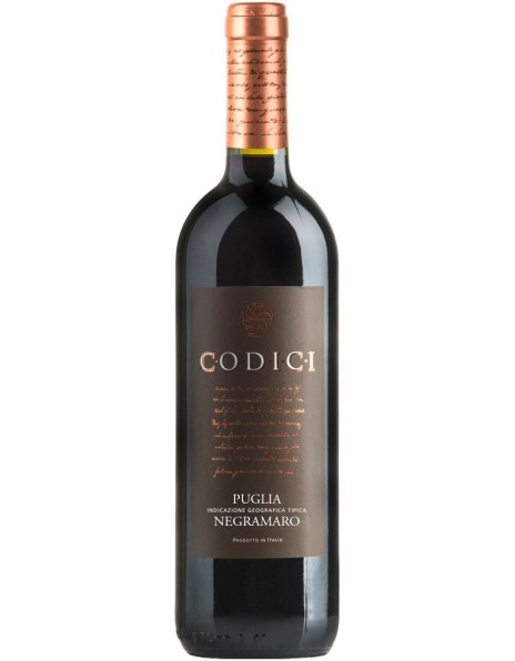 Вино "Codici" Negroamaro, Puglia IGT