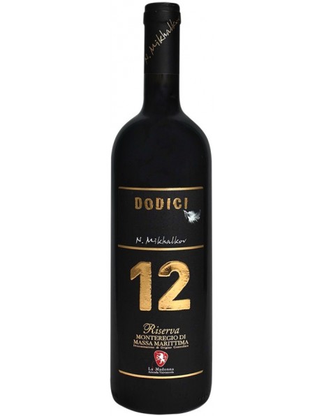 Вино La Madonna, "12" Dodici Riserva, Monteregio di Massa Marittima DOC, 2012
