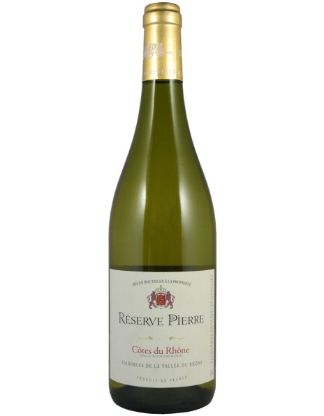 Вино "Reserve de Pierre", Cotes du Rhone AOP Blanc, 2015