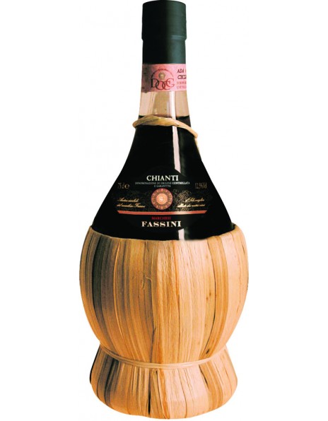 Вино Fassini, Chianti DOCG, in straw basket
