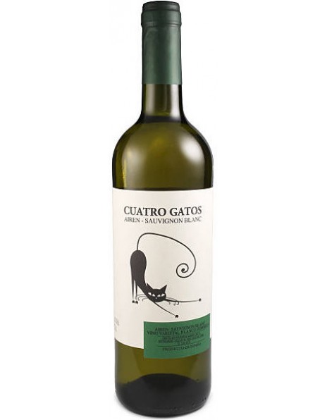 Вино Navarro Lopez, "Cuatro Gatos" Airen-Sauvignon Blanc