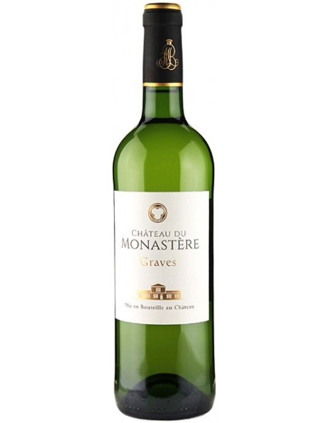 Вино "Chateau du Monastere" Blanc, Graves AOC, 2015