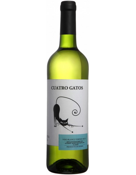 Вино Navarro Lopez, "Cuatro Gatos" Verdejo Blanco Seco