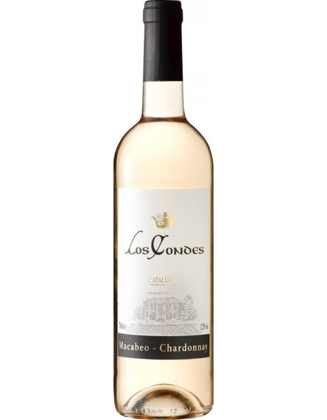 Вино "Los Condes" Macabeo-Chardonnay, Catalunya DO, 2016