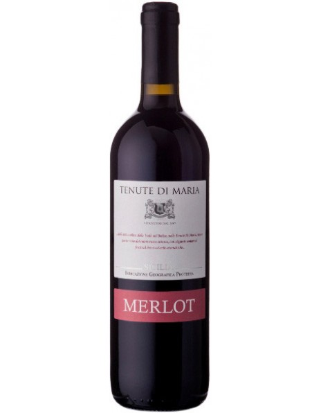 Вино Tenute Di Maria, Merlot, Sicilia IGP, 2016