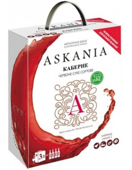 Вино Tavria, "Askania" Cabernet, bag-in-box, 3 л