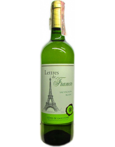 Вино Maison Bouey, "Lettres de France" Sauvignon Blanc, Cotes de Gascogne IGP