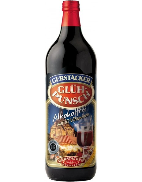 Вино Gerstacker, Gluhpunsch Alkoholfrei, 1 л