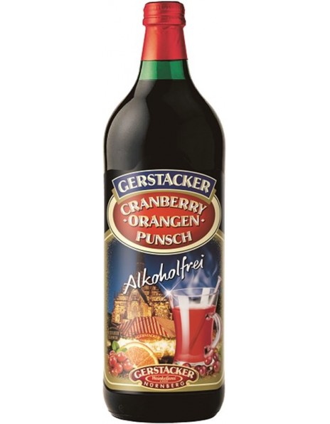 Вино Gerstacker, Cranberry-Orangen Punsch Alkoholfrei, 1 л
