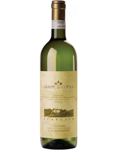 Вино Giuseppe Cortese, "Scapulin" Chardonnay, Langhe DOC, 2016