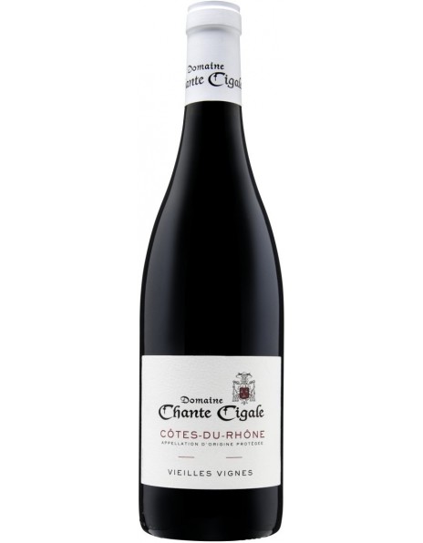 Вино Domaine Chante Cigale, Cotes-du-Rhone "Vieilles Vignes" AOC, 2015