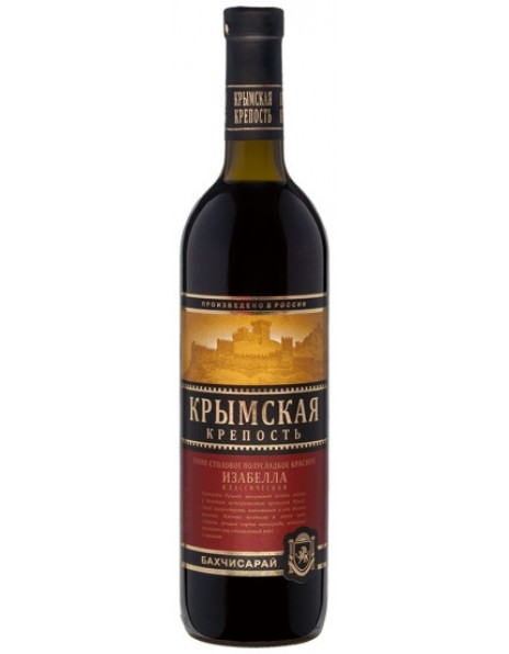 Вино "Крымская крепость" Изабелла