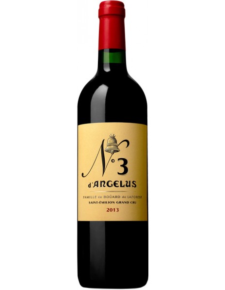 Вино "№ 3 d'Angelus", Saint-Emilion AOC Grand Cru Classe, 2013