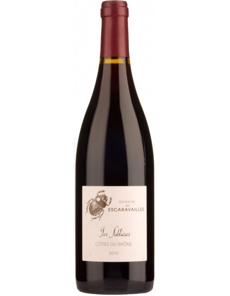 Вино Domaine des Escaravailles, "Les Sabliers" Cotes du Rhone AOP, 2015