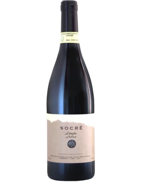 Вино Socre, Langhe Nebbiolo DOC, 2014