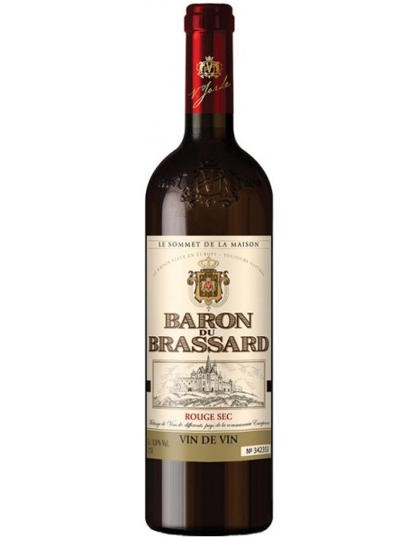 Вино "Baron du Brassard" Rouge Sec
