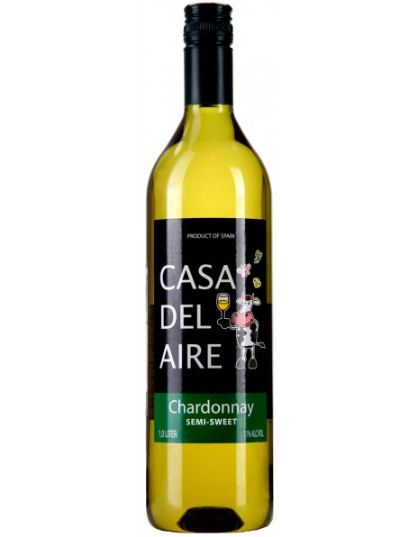 Вино "Casa del Aire" Chardonnay, 1 л