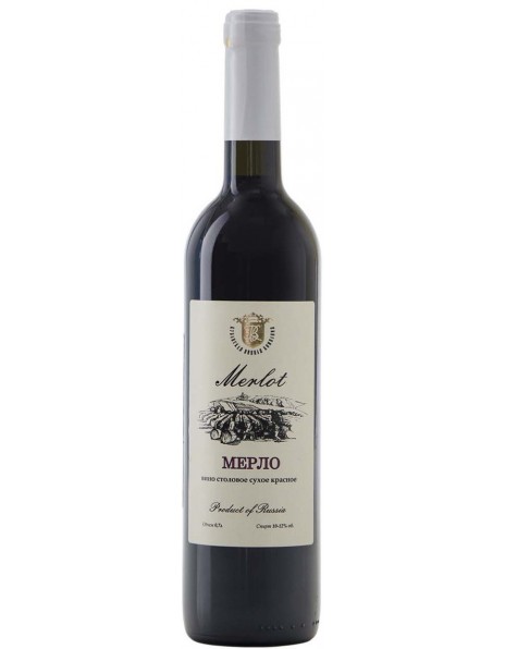 Вино Кубанская винная компания, Мерло, 0.7 л
