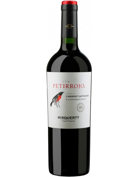 Вино Bisquertt, "Petirrojo" Reserva, Cabernet Sauvignon, Colchagua Valley DO, 2017